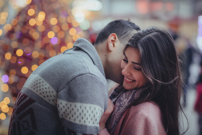 diverse couple lgbt smile